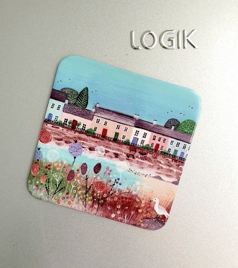 Large Sublimation Fridge Square Glossy 9cm x 9cm