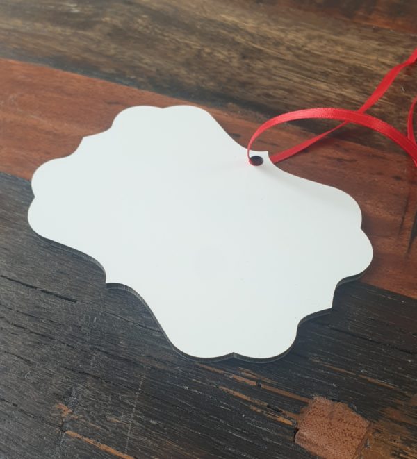 blank benelux christmas hanging ornament for sublimation