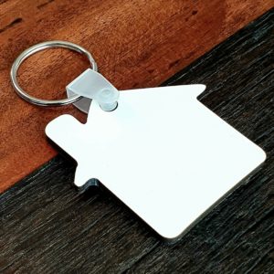 House MDF Keyring for sublimation printing